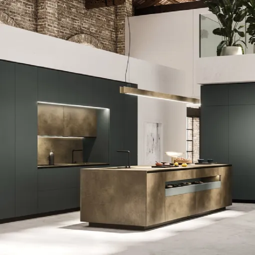 Cucina Design con isola Ak Project 05 di Arrital