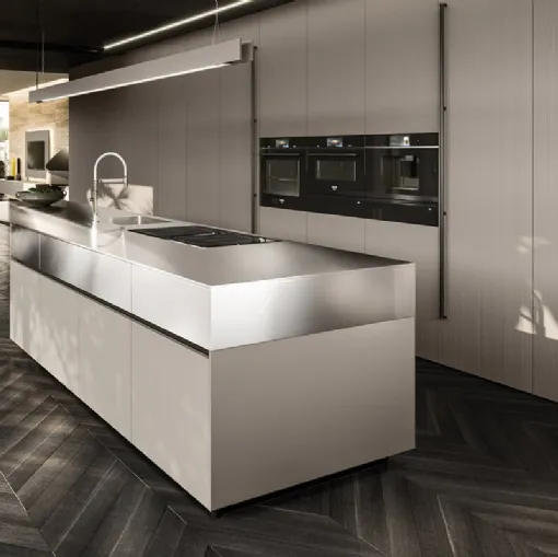 Cucina Design con isola Ak Project 07 di Arrital