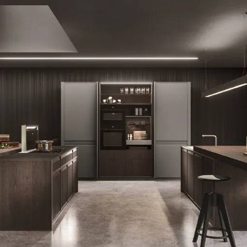 Cucina Design con doppia isola Ak 07 04 di Arrital
