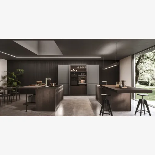 Cucina Design con doppia isola Ak 07 04 di Arrital