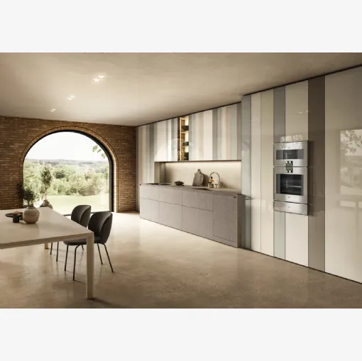 Cucina Design lineare NOW Project 2830 di Lago