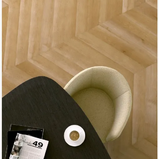 Parquet Clap!3D Spina Ungherese di Déco