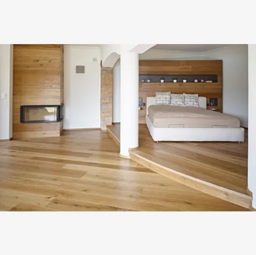 Parquet Ferro in Rovere nodoso spazzolato di Fiemme Tremila