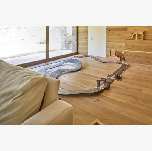 Parquet Fior di Ferro in Rovere invecchiato di Fiemme Tremila