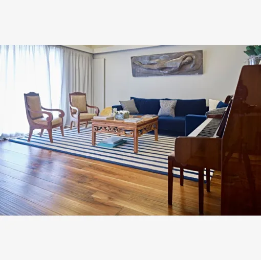 Parquet Fior di Natura in Noce italiano variegato spazzolato di Fiemme Tremila