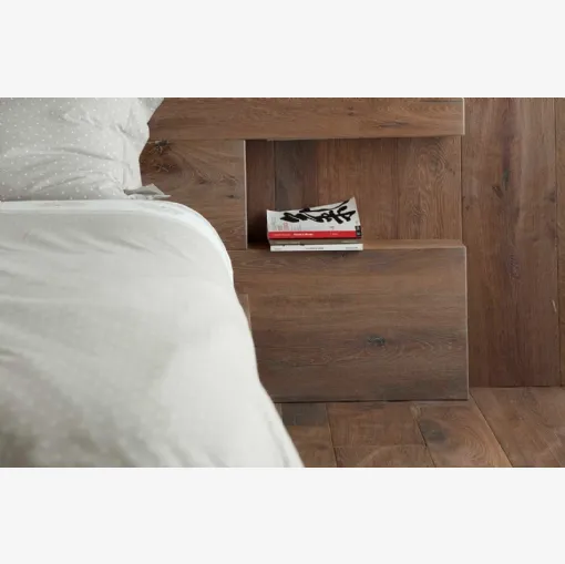 Parquet Fior di Romano in Rovere variegato con finitura Scritto a Mano di Fiemme Tremila