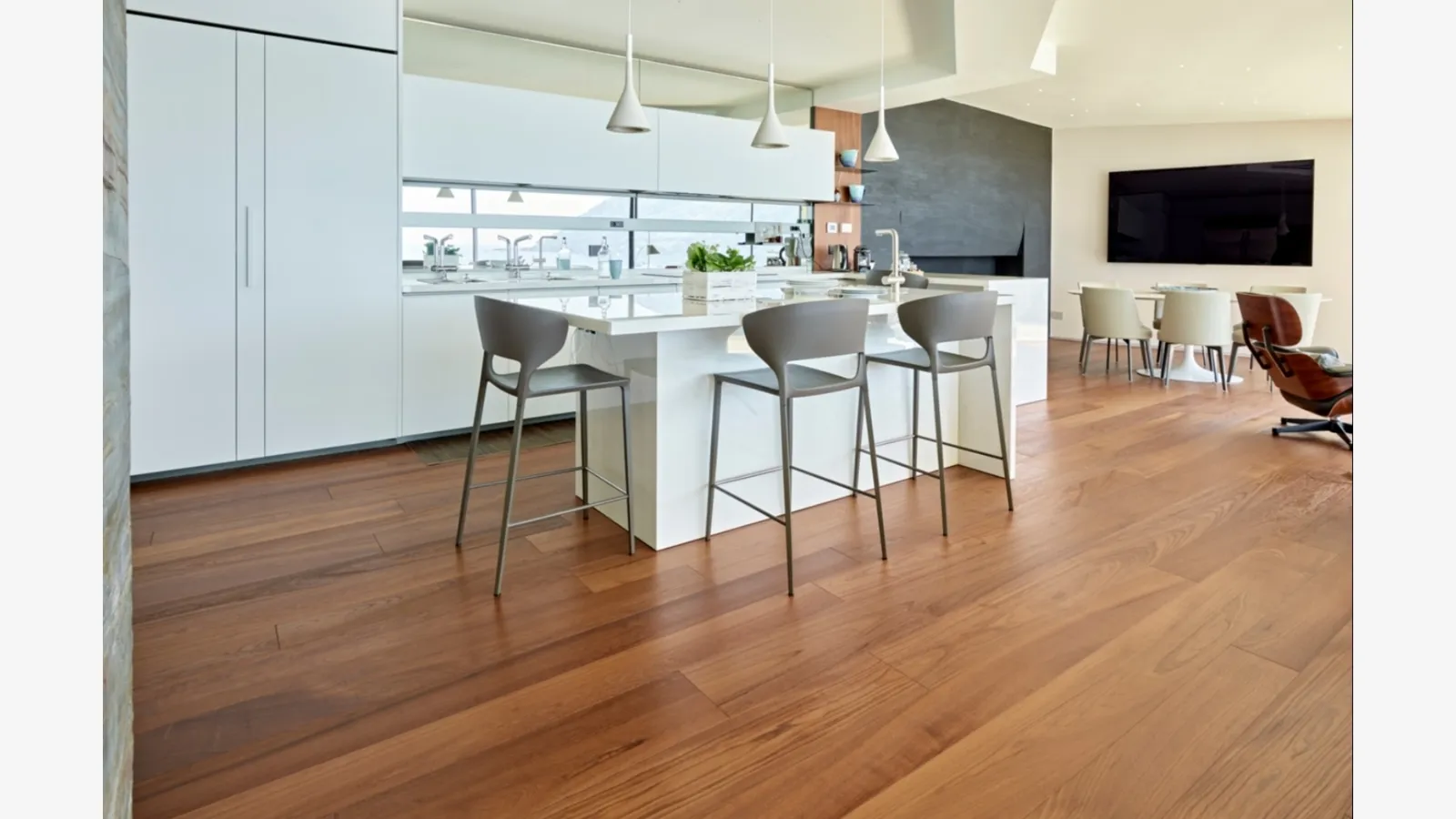 Parquet Fior di Terra in Teak asiatico senza nodi spazzolato di Fiemme Tremila