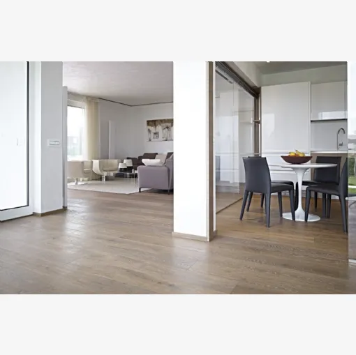 Parquet Nocciolieve in Rovere nodoso levigato di Fiemme Tremila