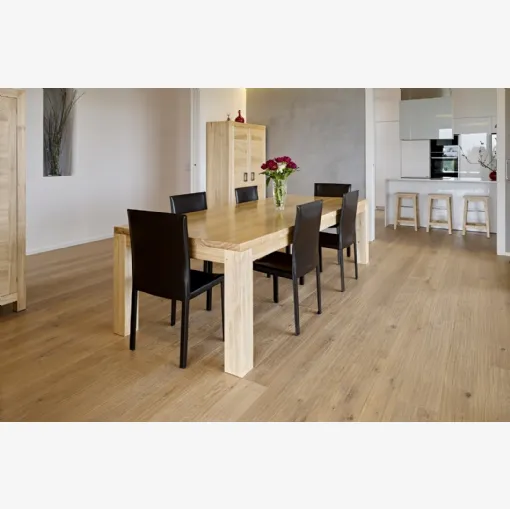 Parquet Riflesso in Rovere nodoso piallato di Fiemme Tremila