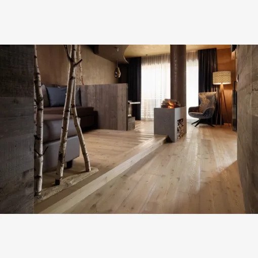 Parquet Sanmartino in Larice Spazzolato di Fiemme Tremila