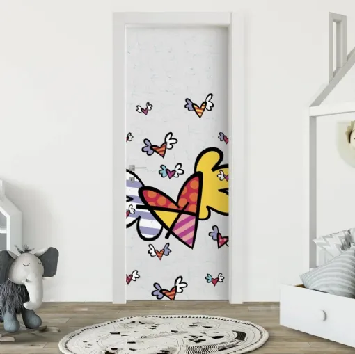Porta per interni Britto Flying Hearts Too di Bertolotto