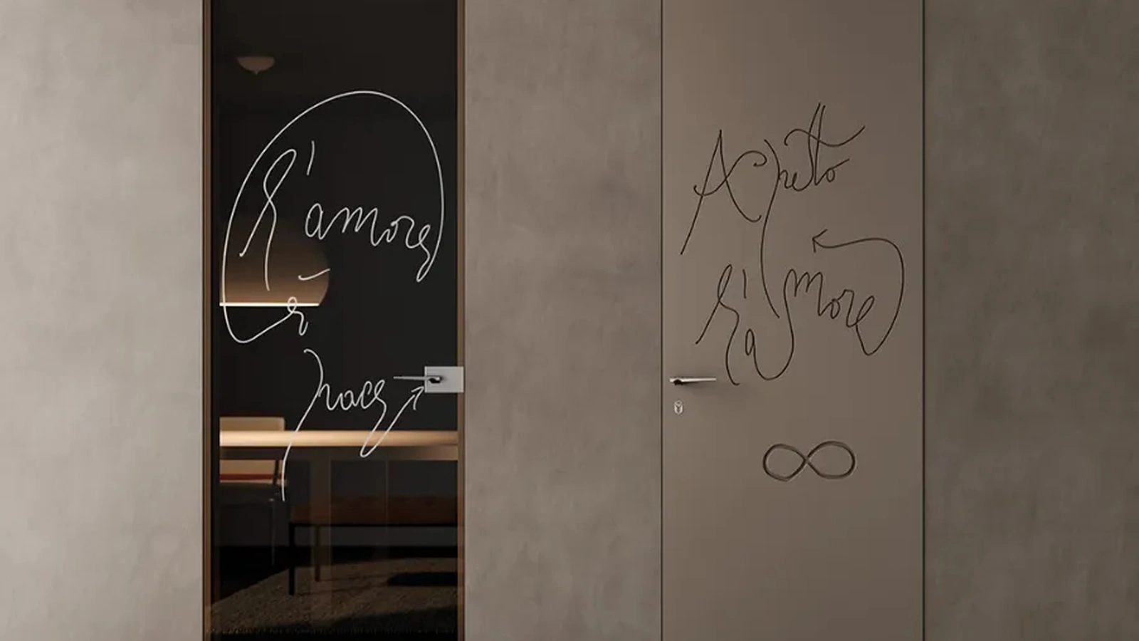 Porta per interni Door is love Filomuro di Bertolotto