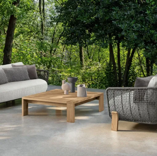 Arredo da esterno Argo Wood Love Seat di Talenti