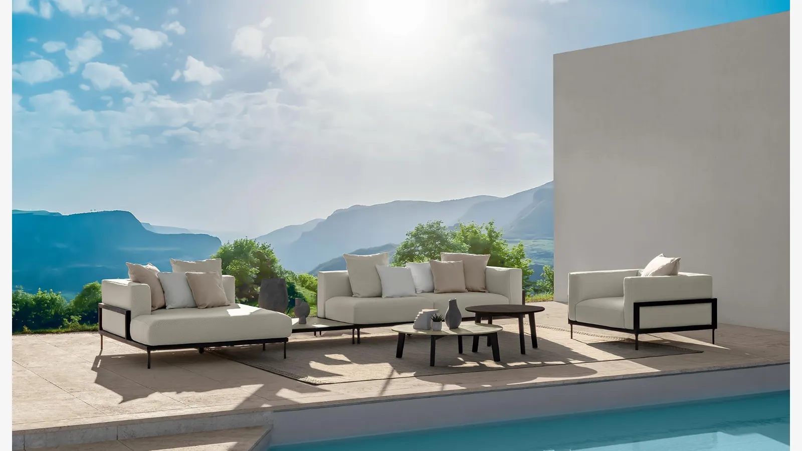 Arredo da esterno CleoSoft Wood di Talenti