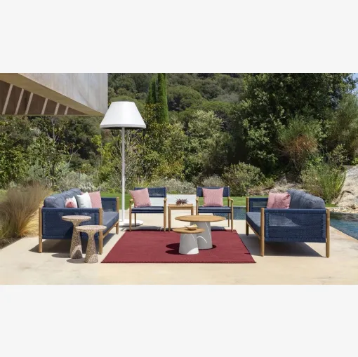 Arredo da esterno in tessuto e legno Dolcevita di Talenti