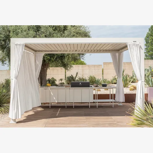Gazebo Nuvola in alluminio di Emu