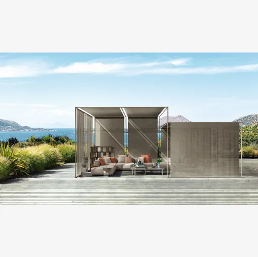 Gazebo Skyline in tessuto di Talenti