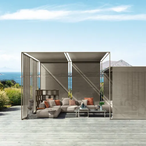 Gazebo Skyline in tessuto di Talenti