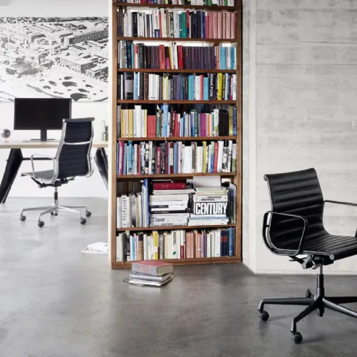 Seduta Operativa Aluminium Chairs EA Work di Vitra