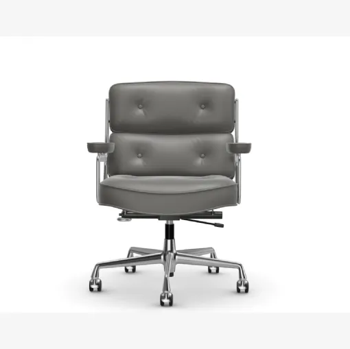 Seduta Operativa in pelle Lobby Chair di Vitra