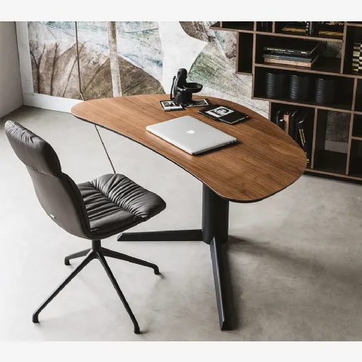 Scrivania da Ufficio in legno Malibù di Cattelan Italia
